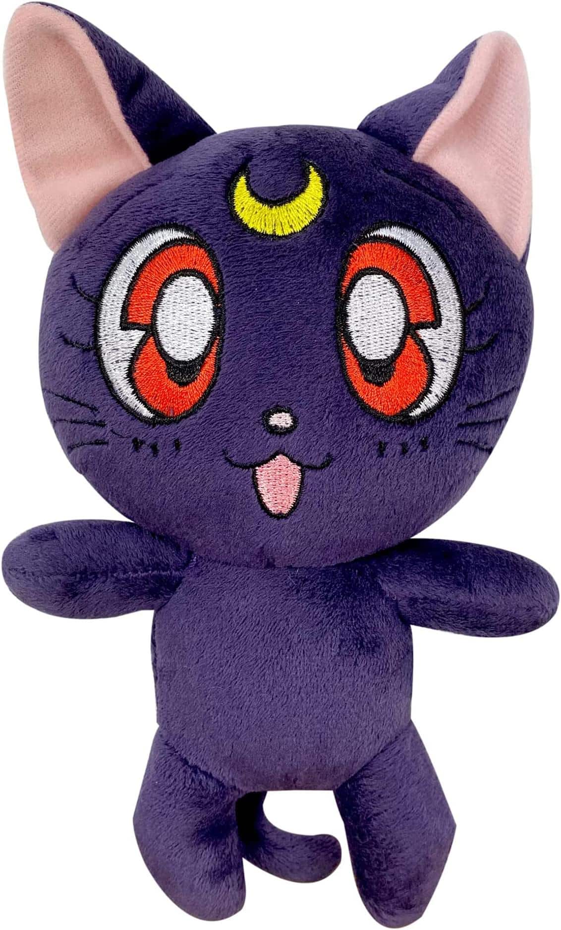 Great Eastern - Sailor Moon 7 Inch Character Plush | Luna - Purple