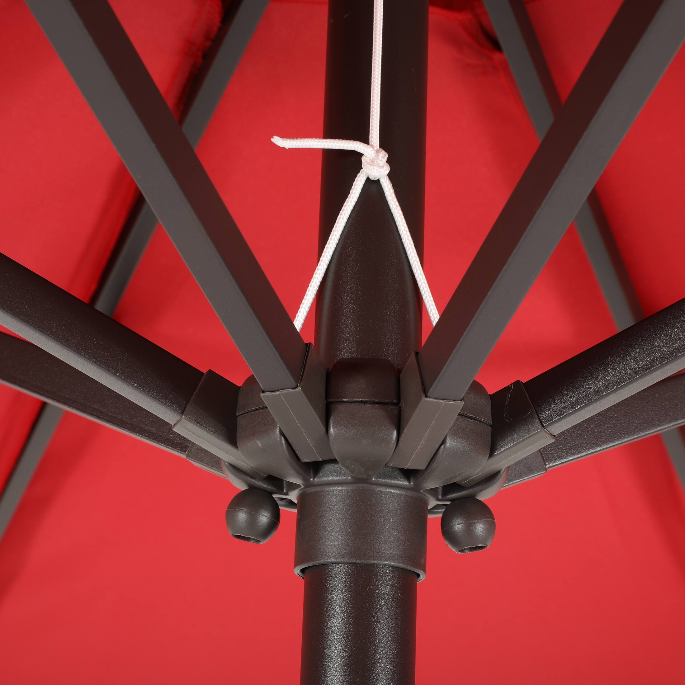 Alt View 5. WestinTrends - WestinTrends Paolo 9 ft. Patio Table Umbrella with tilt and crank features - Red.
