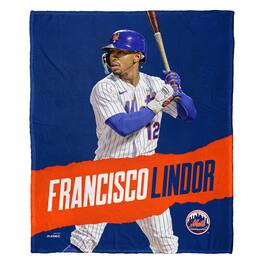 Northwest - Francisco Lindor 50" x 60" Player Silk Touch Throw Blanket - Multicolor