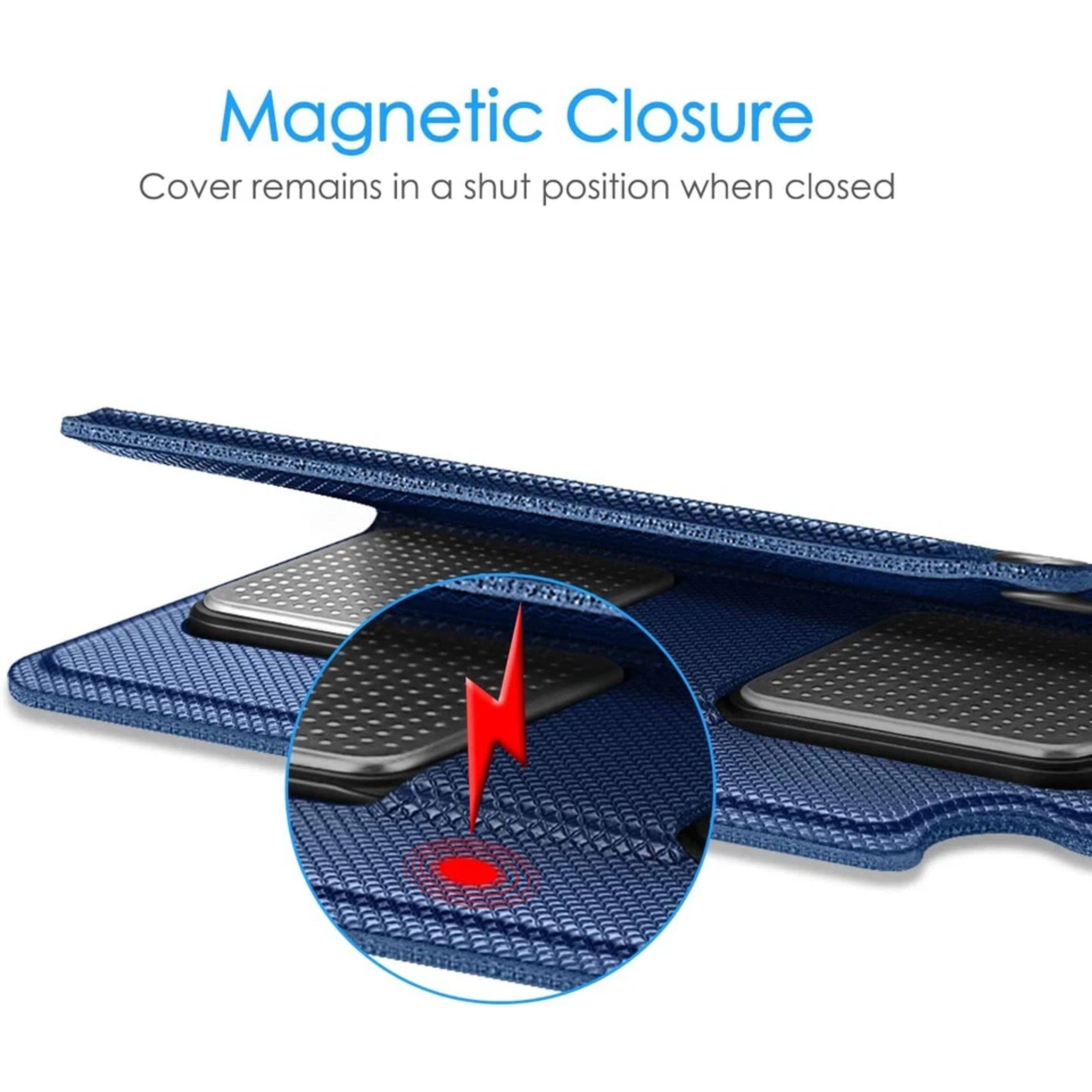 Magnetic Closure  
Cover remains in a shut position when closed