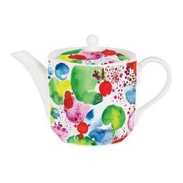 Jiallo - Roy Kirkham Planets Fine Bone China Teapot, Bone China Ceramic, Made in England - Multi Color