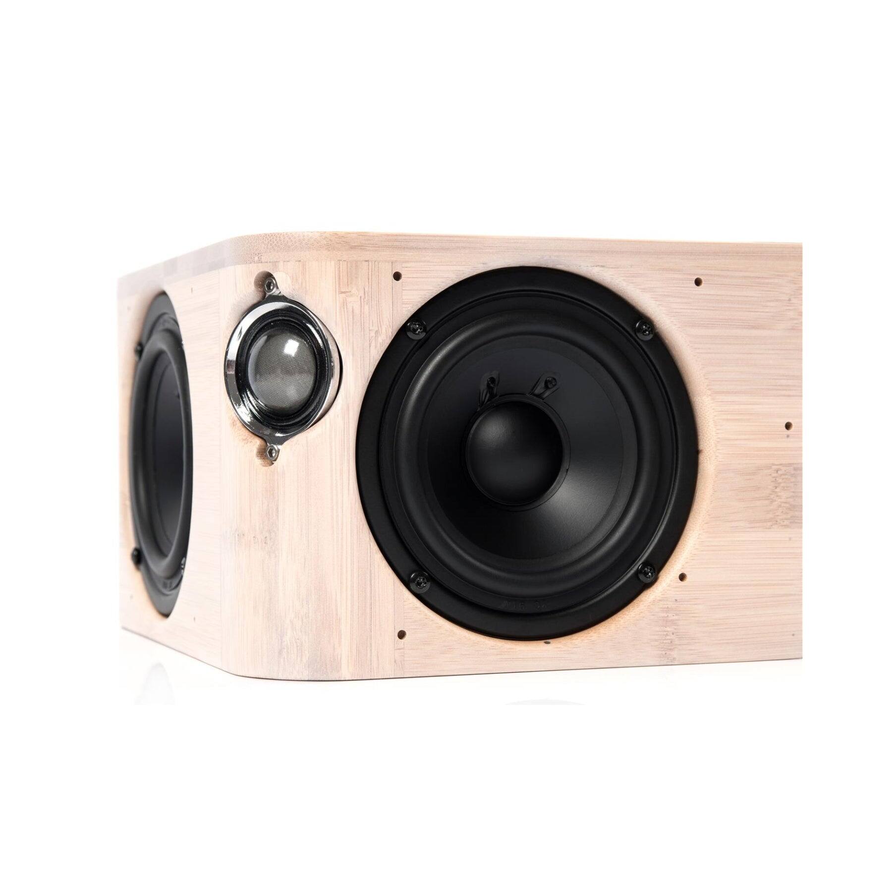 Angle. iFi Audio - iFi Audio Aurora - All In One Music System - Bamboo.