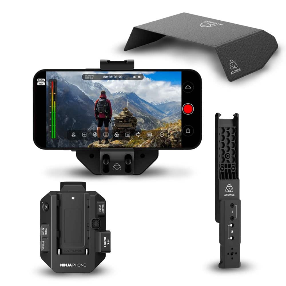 Atomos - Ninja Phone with Sunhood and Tablet Clamp Adaptor Bundle - Black price history on PriceWatchPro