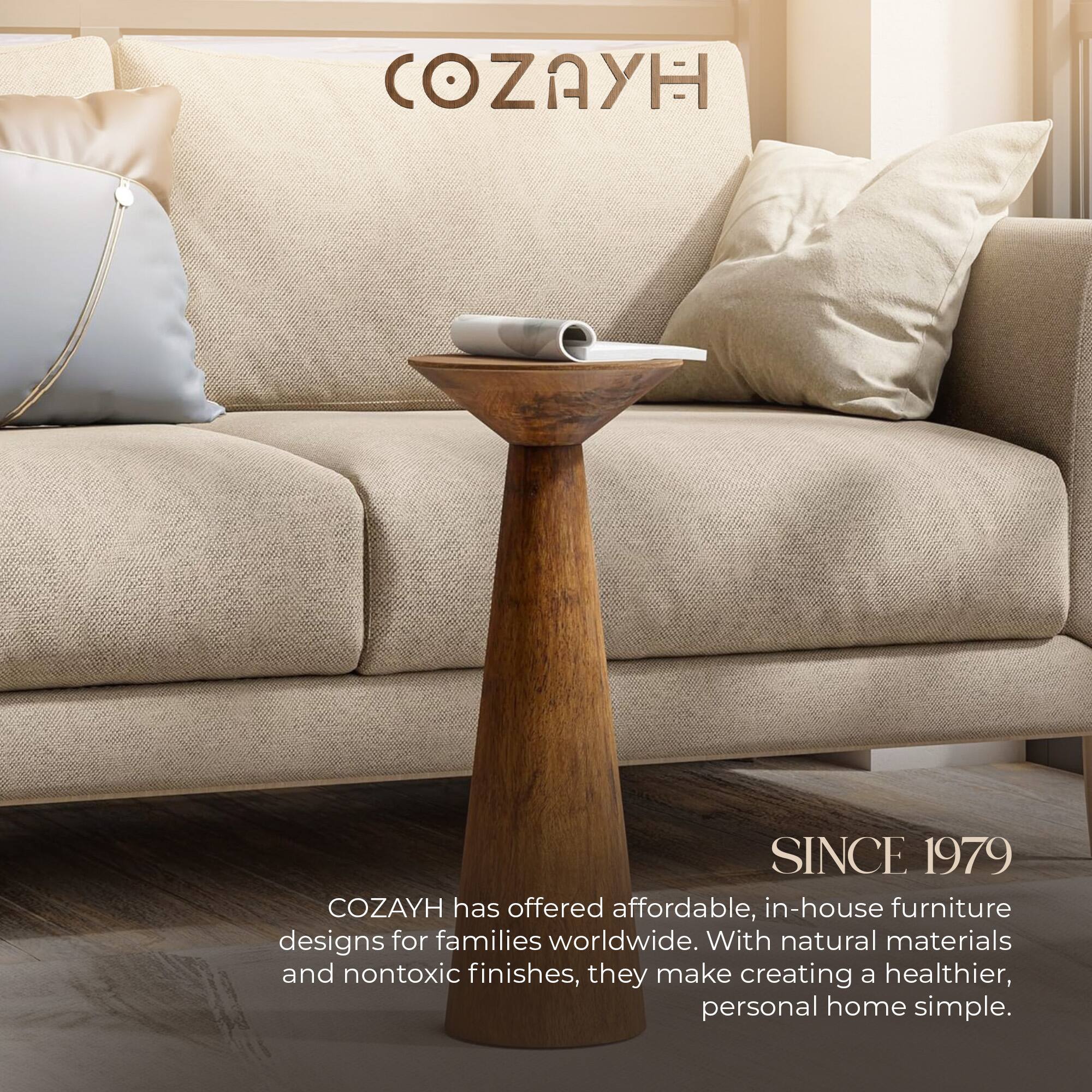 COZAYH SINCE 1979

COZAYH has offered affordable, in-house furniture designs for families worldwide. With natural materials and nontoxic finishes, they make creating a healthier, personal home simple.