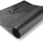 Front. Sunny Health & Fitness - Home Gym Floor Protector Mat for Fitness & Exercise Equipment - Black.