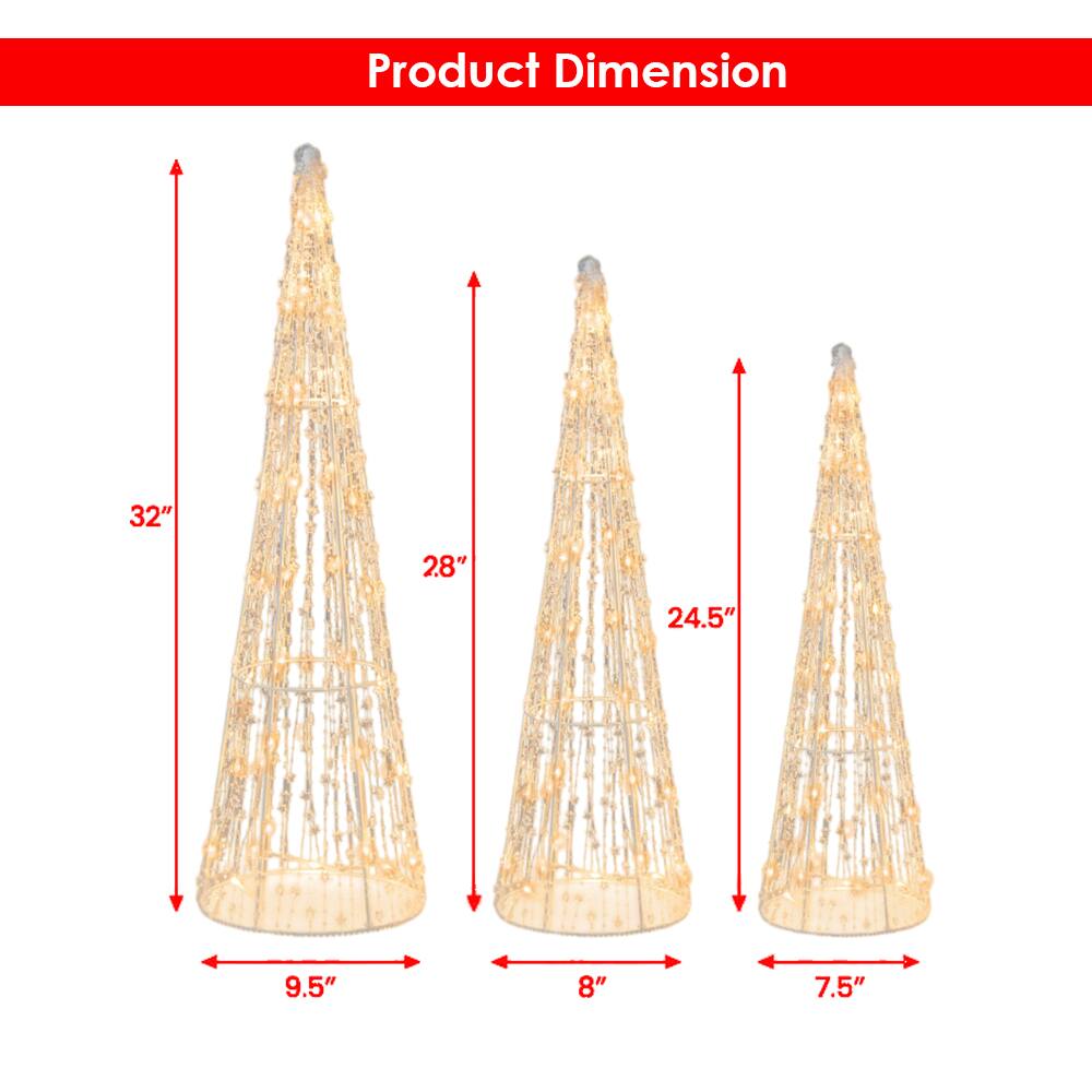 Product Dimension

- 32" x 9.5"
- 28" x 8"
- 24.5" x 7.5"