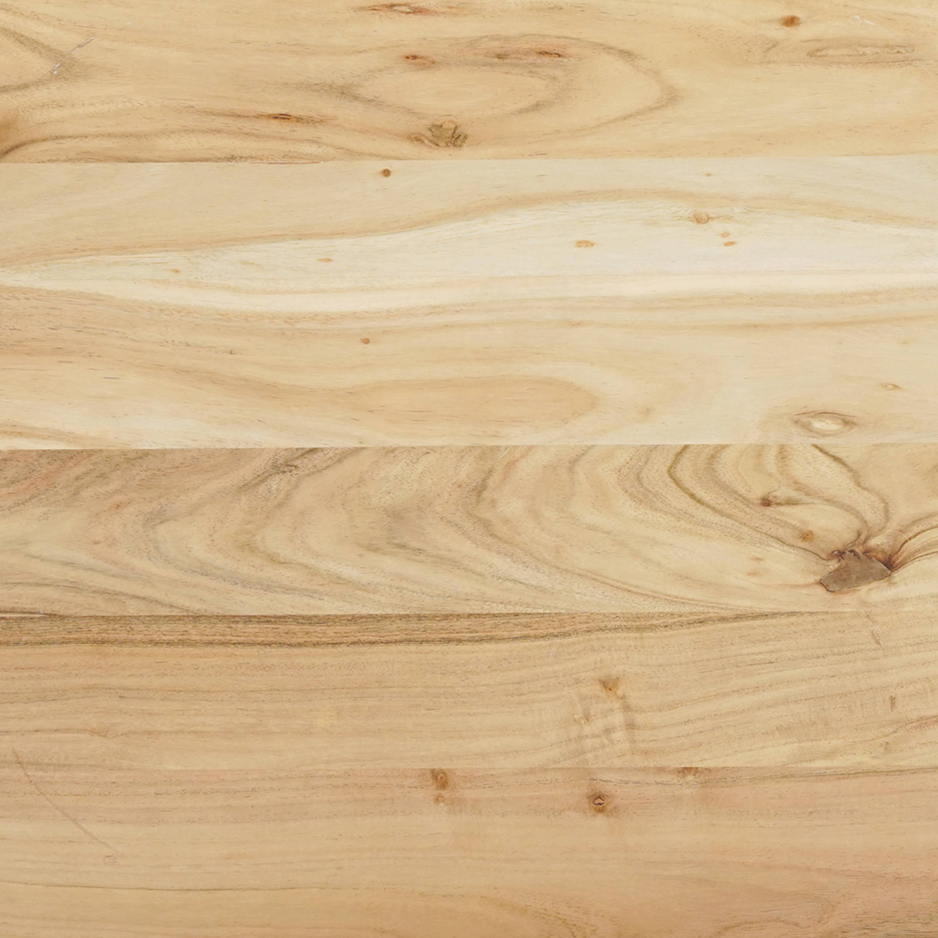 Alt View 5. Manhattan Lane - Cascade 36 Inch Coffee Table, Handcrafted Natural Acacia Wood, Rectangular Curved Waterfall Top - Brown.