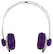 Front Standard. Sprayloud - Over-the-Ear Headphones - Purple.