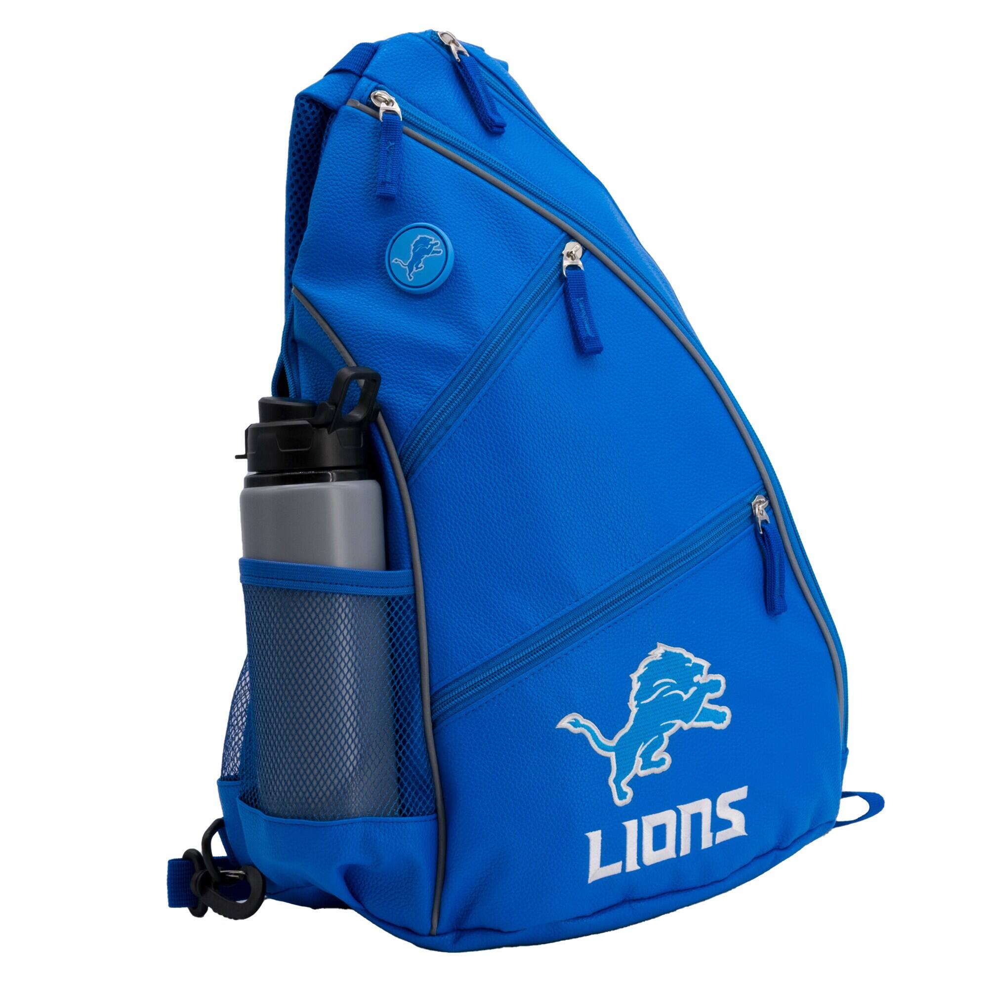 Alt View 2. Team Golf - Detroit Lions Embroidered Team Backpack - Multicolor.
