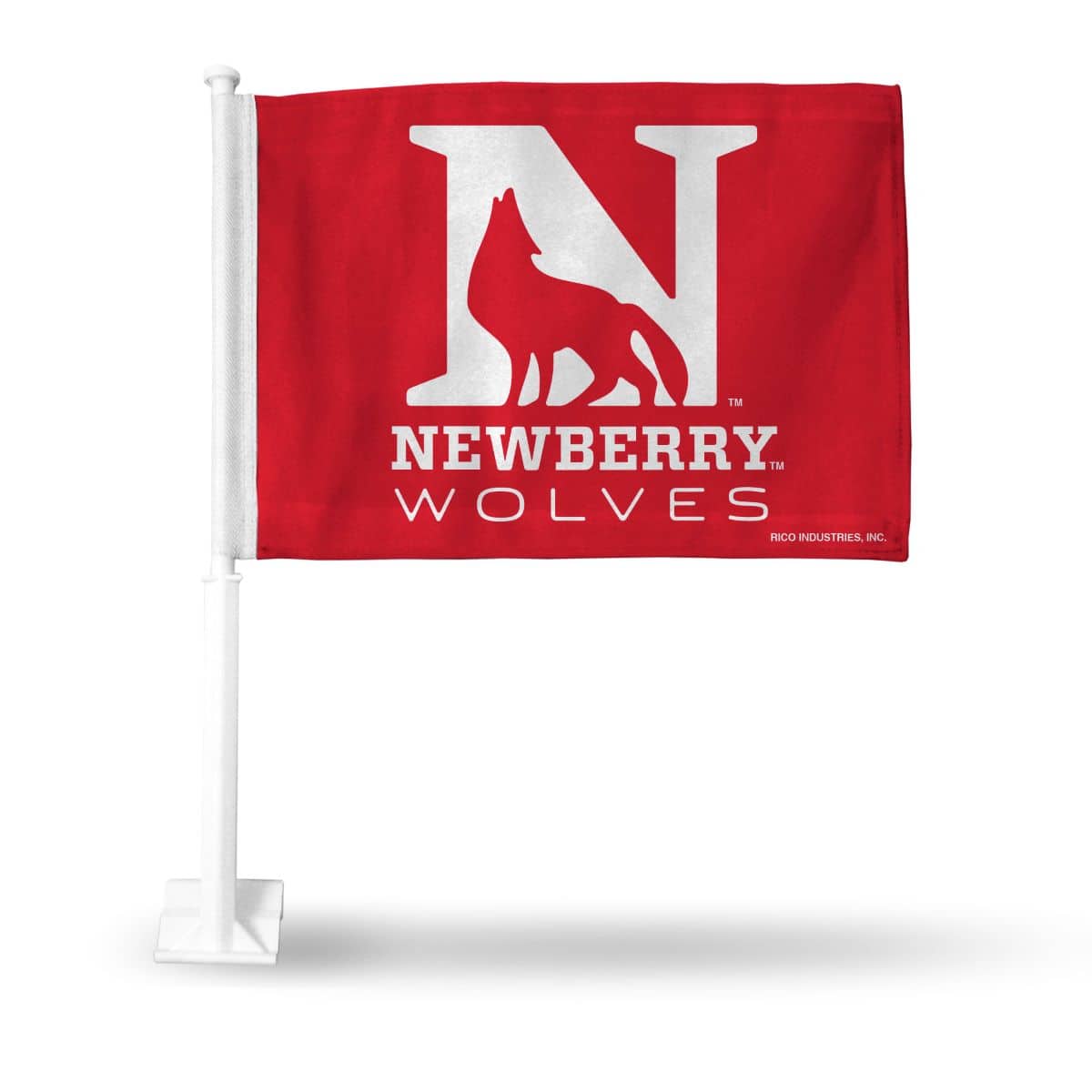 Rico Industries - Newberry College Wolves 14x19 Double Sided Window Mount Car Flag - Multi