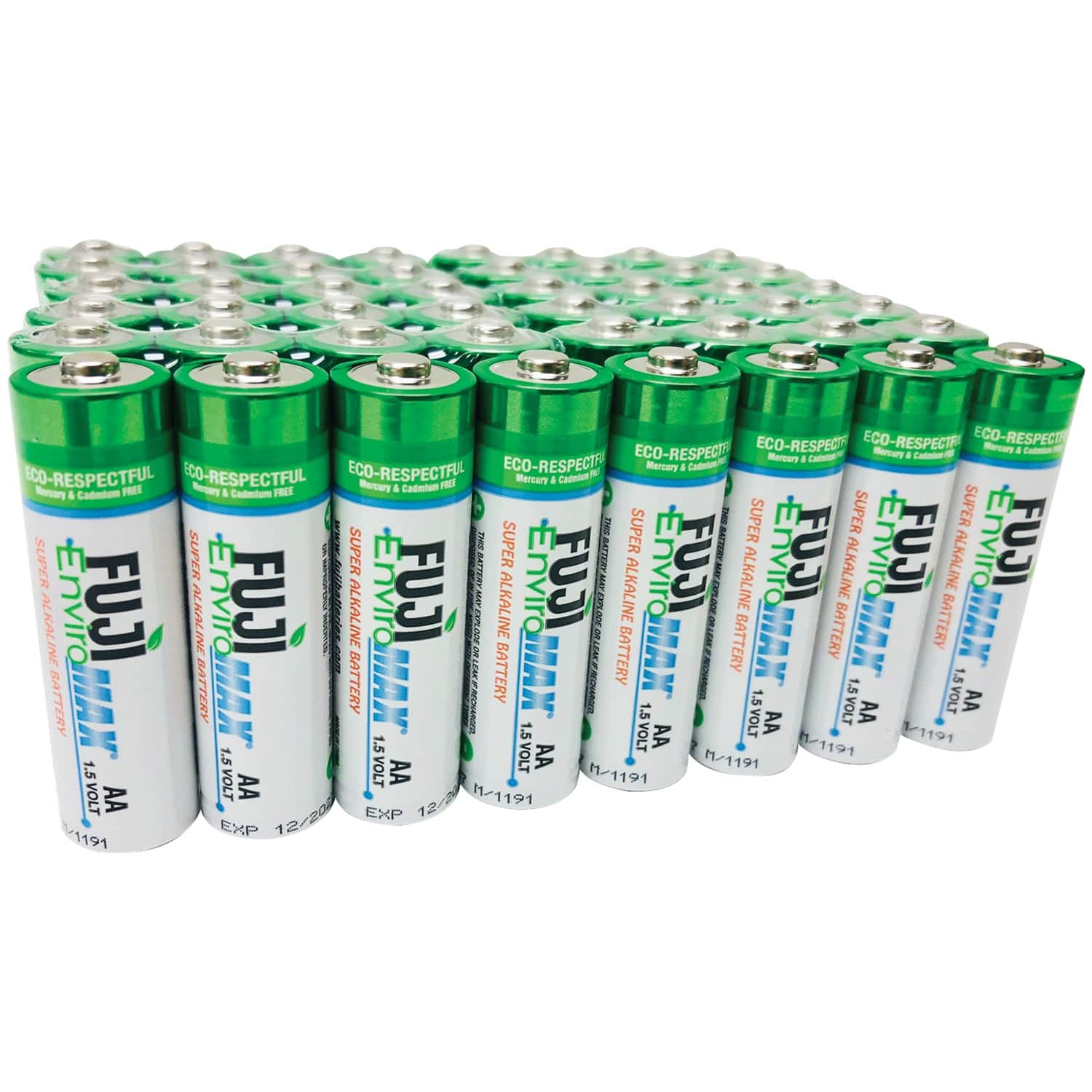 FUJI EnviroMAX - EnviroMax AA Super Alkaline Batteries 48 Pack