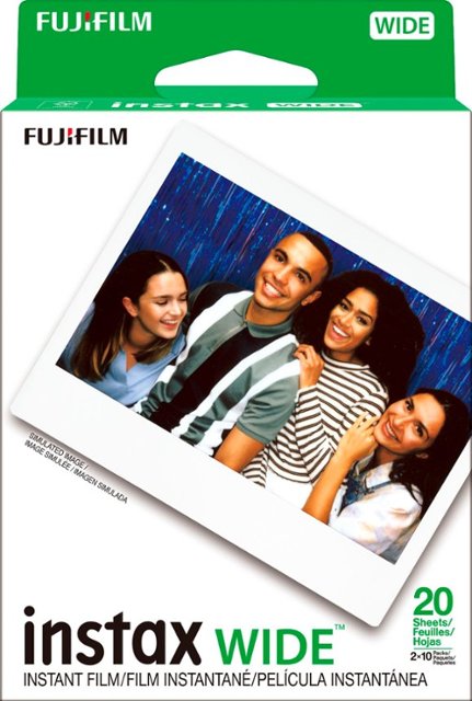 Tolk Missie Sada Fujifilm instax Wide Instant Film Twin Pack White 16385995 - Best Buy