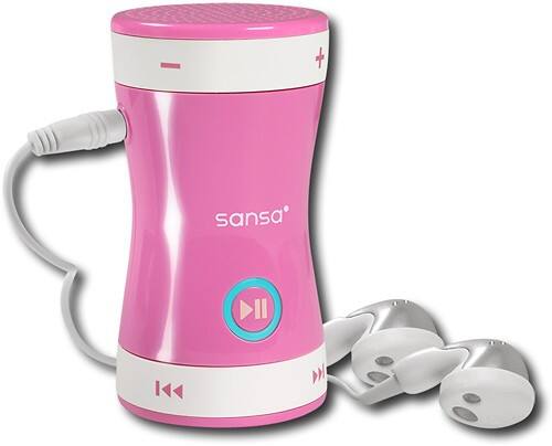 Alt View Standard 1. SanDisk - Sansa Shaker MP3 Player - Pink.