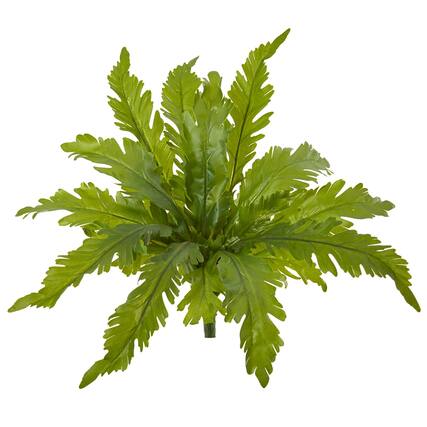 Front. BreeBe - 14" Fern Artificial Plant (Set of 6) - Green.
