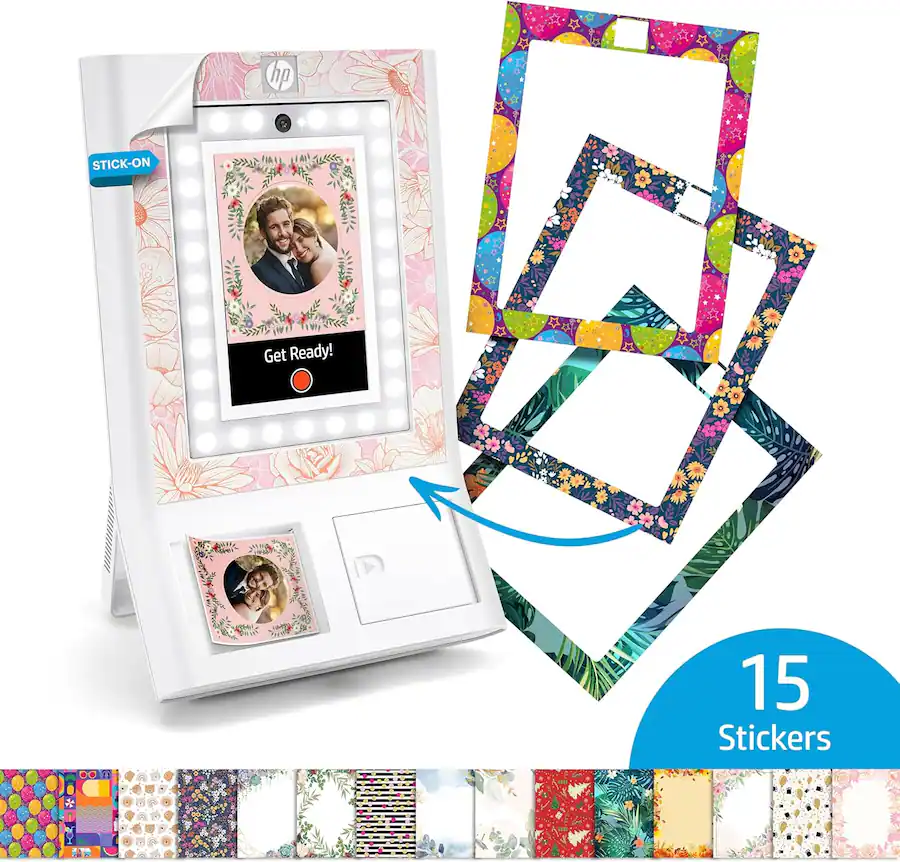 Sprocket Photobooth Sticker Frames 15 Pack of Custom Adhesive Stickers ...