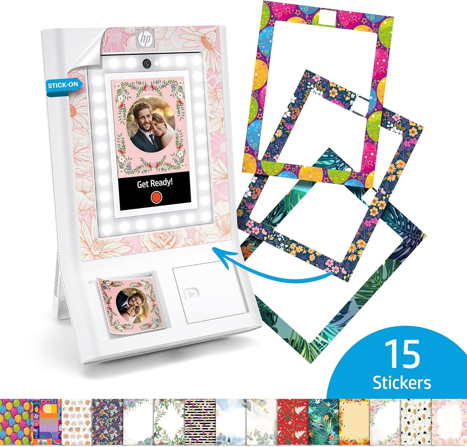 hp STICK-ON Get Ready! 15 Stickers