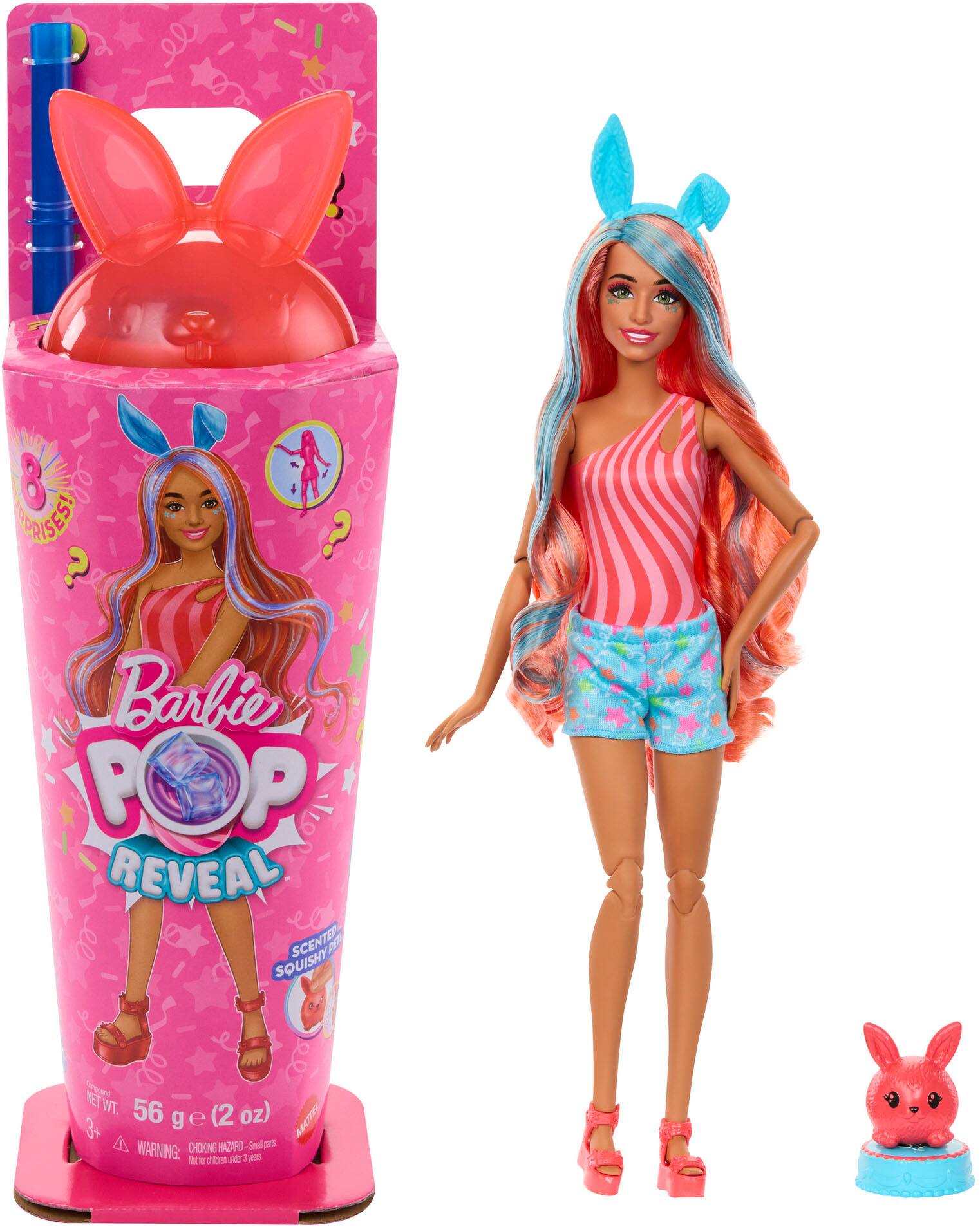 Barbie - Pop Reveal Shake Series Doll, Bunny