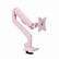 Front. Arozzi - Arozzi Alzare Neo Gas Spring Single Monitor Arm – Full Motion Ergonomic Desk Mount – Pink - Pink.