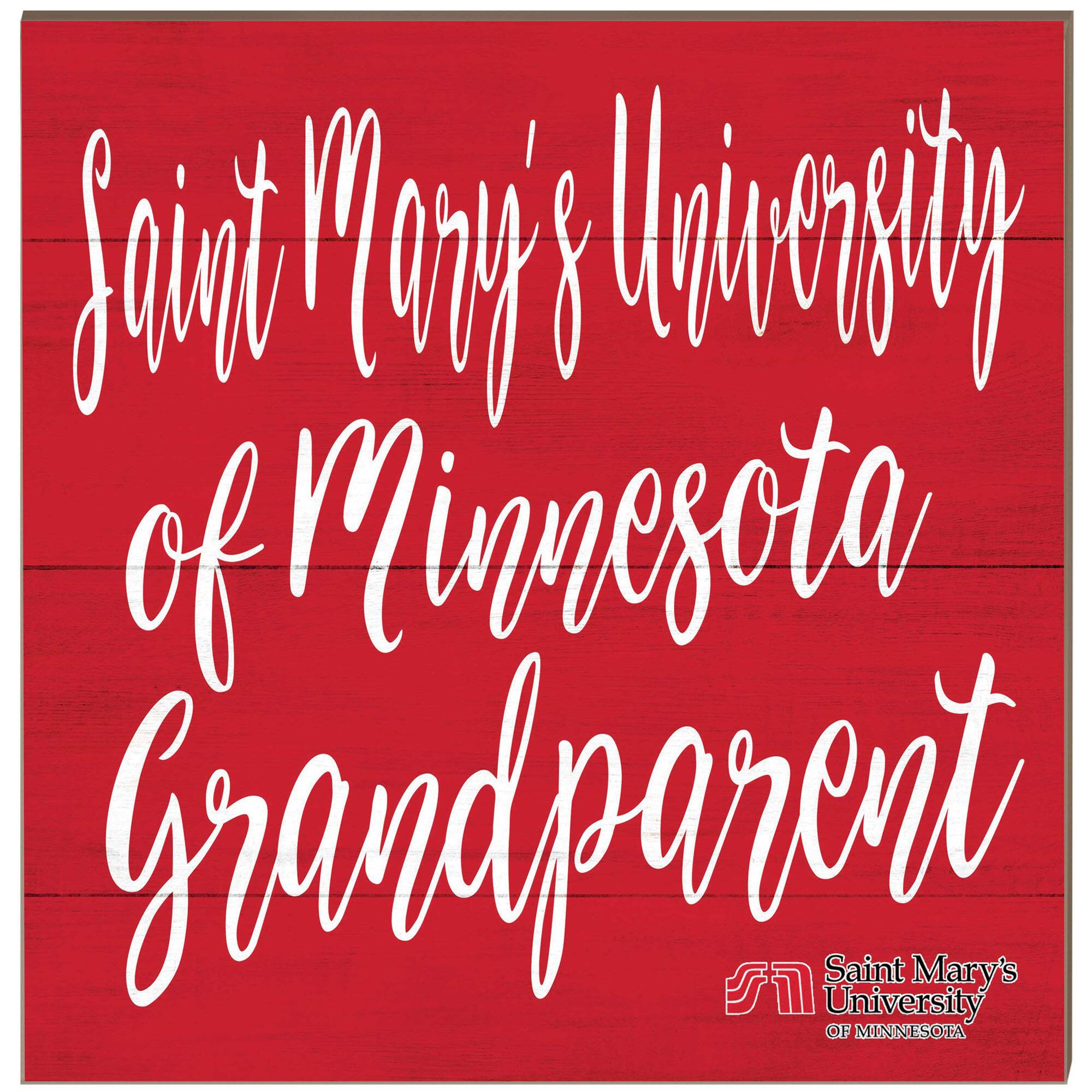 St. Mary's Cardinals 10'' x 10'' Grandparent Plaque