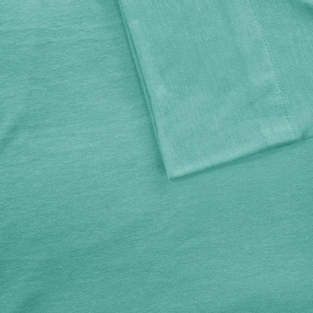 Alt View 5. Gracie Mills - Gracie Mills Atlas All-Season Cotton Blend Jersey Knit Sheet Set - Aqua.