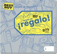 Front Large. Best Buy GC - $75 Spanish Gift Card.