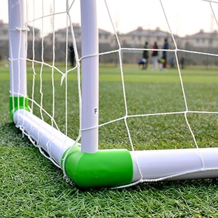 Angle. Winado - Soccer Goal 6x4 Portable Soccer Nets, Easy to Assemble PVC Frame, Design for Backyard Practice and Fun for Teens - White.