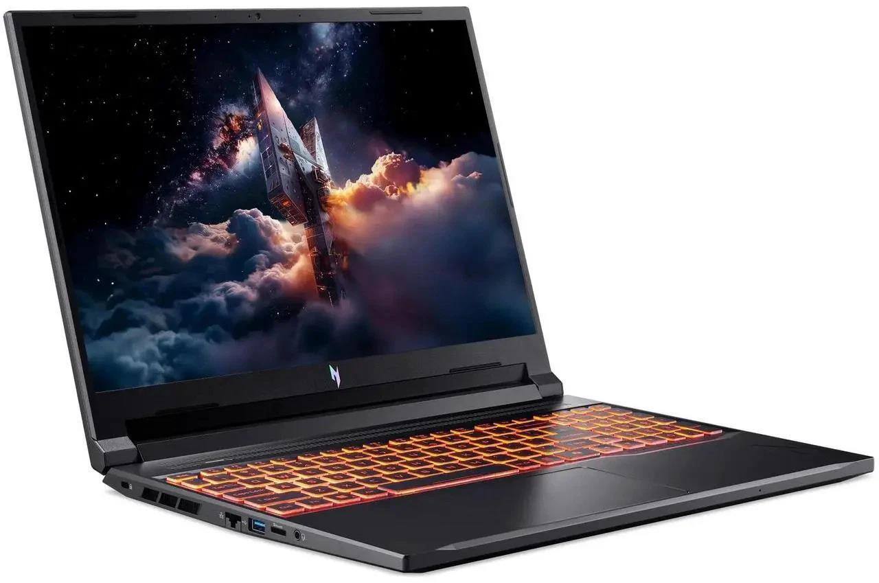 Angle. Acer - Title: Nitro V 16 AI 16" Gaming Laptop WUXGA Ryzen 5 240 16GB 512GB SSD RTX 5050 ANV16-42-R309.