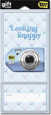 Front Large. Best Buy GC - $50 Blue Camera Gift Card.