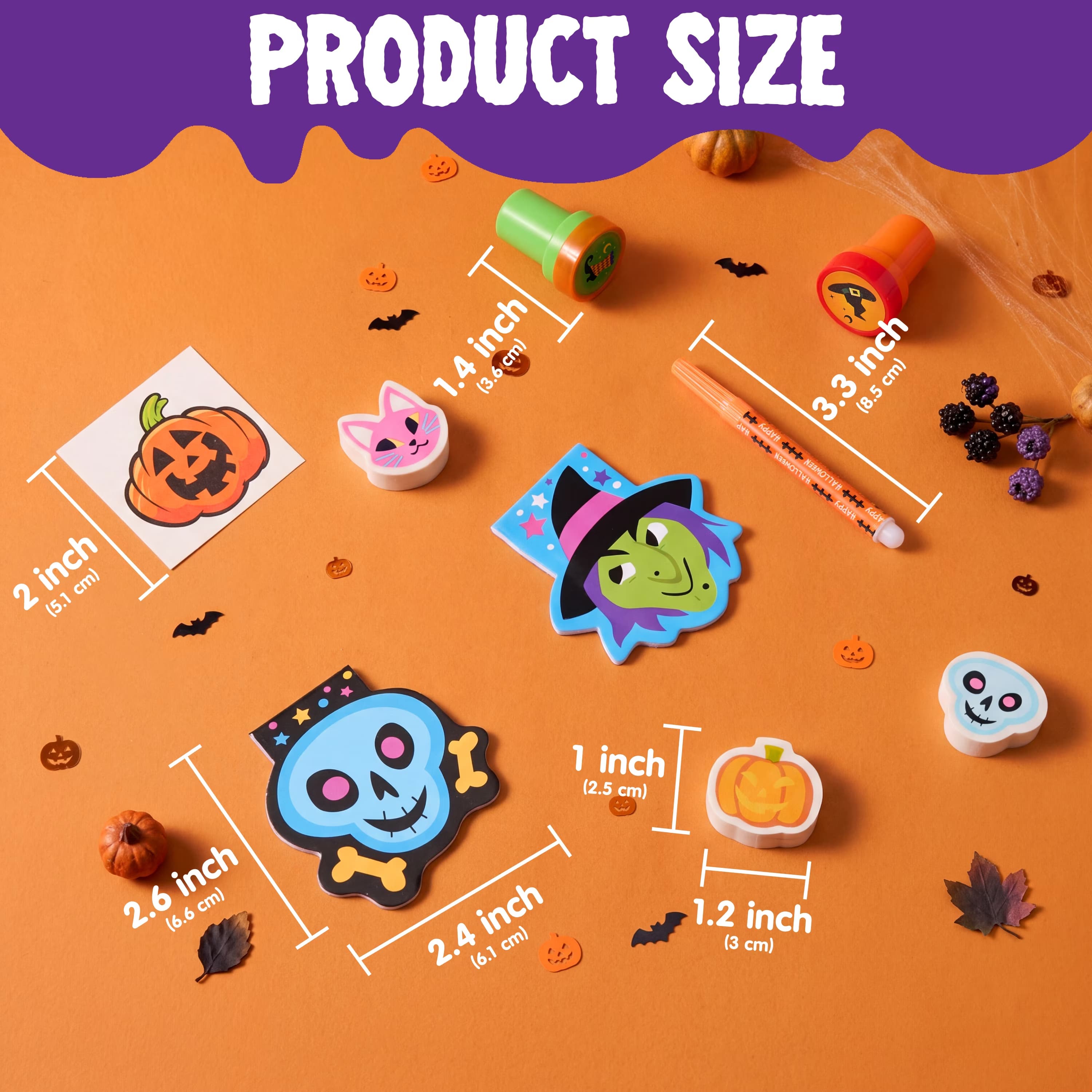 PRODUCT SIZE

2 inch (5.1 cm)

1.4 inch (3.6 cm)

3.3 inch (8.5 cm)

2.6 inch (6.6 cm)

1 inch (2.5 cm)

2.4 inch (6.1 cm)

1.2 inch (3 cm)