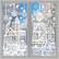 Left. Acteck - 15.7 * 27.5'' Large Christmas Window Stickers 4 Sheets White House Xmas Window Clings for Christmas Holiday Party - White.