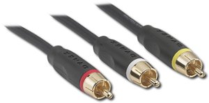 Dynex™ - 3' Composite Video/Stereo Audio Cable - Multi - Front_Zoom