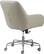 Alt View 16. Finch - Forester Modern Bonded Leather Office Chair - Silver/Cream.