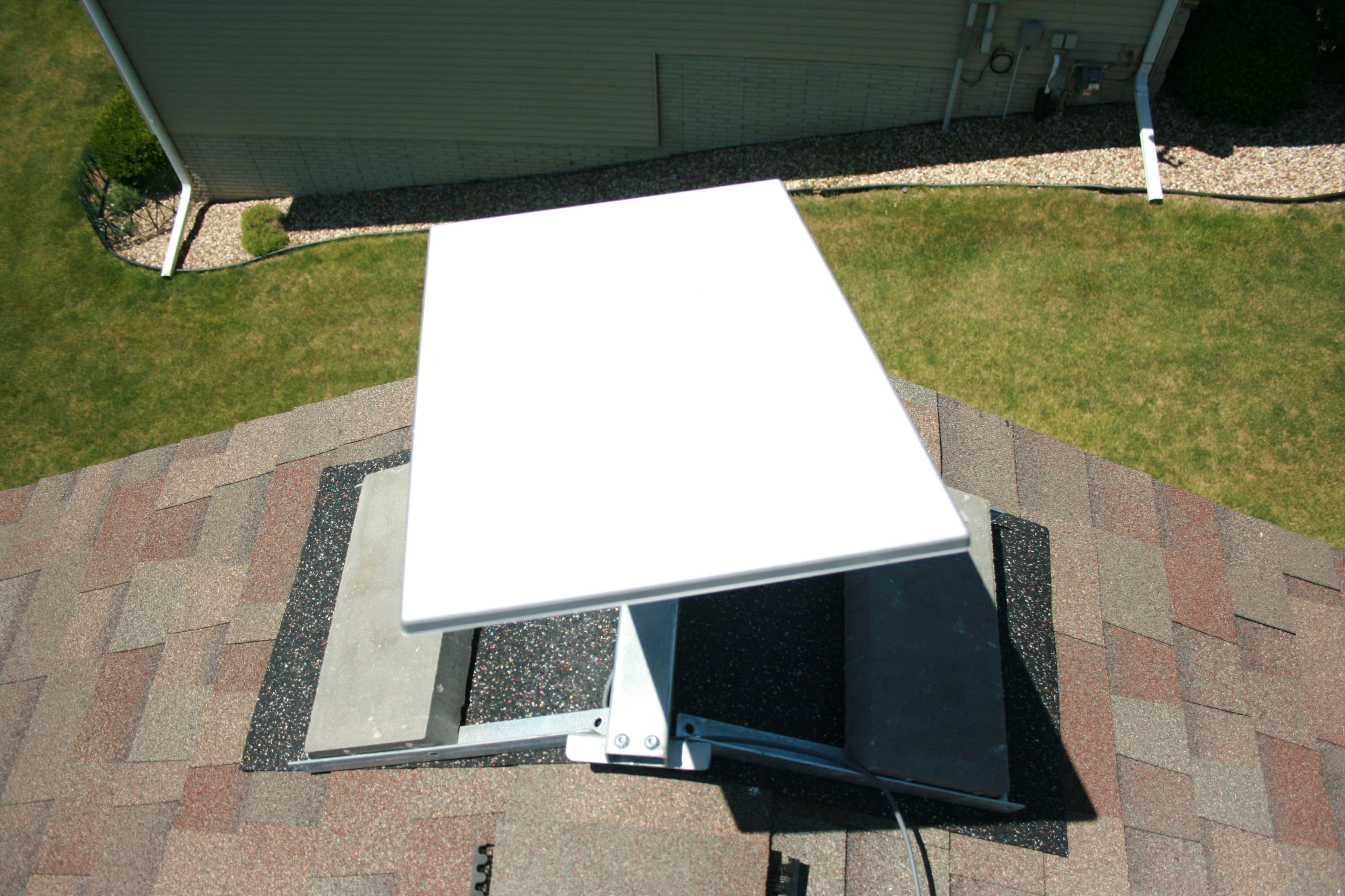 Alt View 15. Baird Mounts - Starlink Non Penetrating Roof Mount - Galvanized Steel.