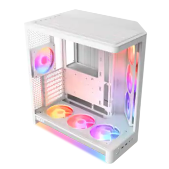 NZXT H6 RGB+ (2026) ATX Dual Chamber PC Case with Pre Installed NZXT H6 RGB+ (2026) ATX Dual Chamber PC Case with Pre Installed