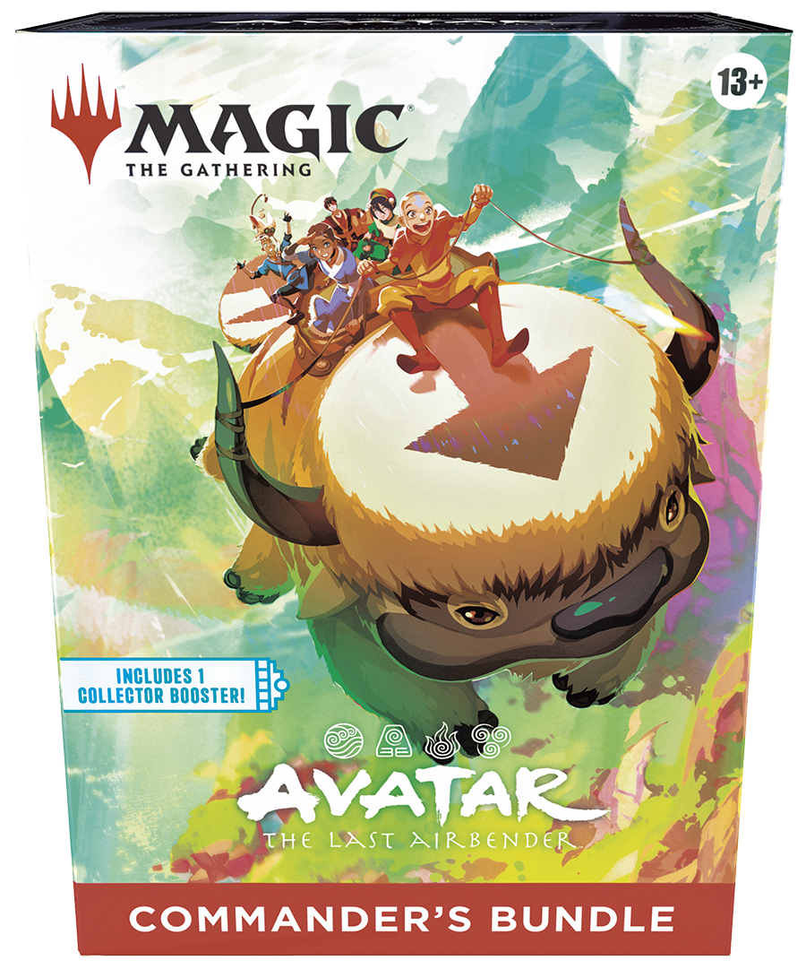 MAGIC THE GATHERING 13+ INCLUDES 1 COLLECTOR BOOSTER! AVATAR THE LAST AIRBENDER COMMANDER'S BUNDLE
