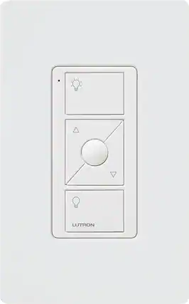 Casta Wireless Pico Remote Wall-Mounting Kit Add a switch anywhere - wiring required. 20 E 204 2 UTR Must be used with Casta Wireless dimmers LUTRO N Packaging may vary.