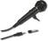 Front. Samson - Dynamic Vocal Microphone - Black.