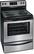 Angle Standard. Frigidaire - 30" Self-Cleaning Freestanding Electric Range - Stainless-Steel.