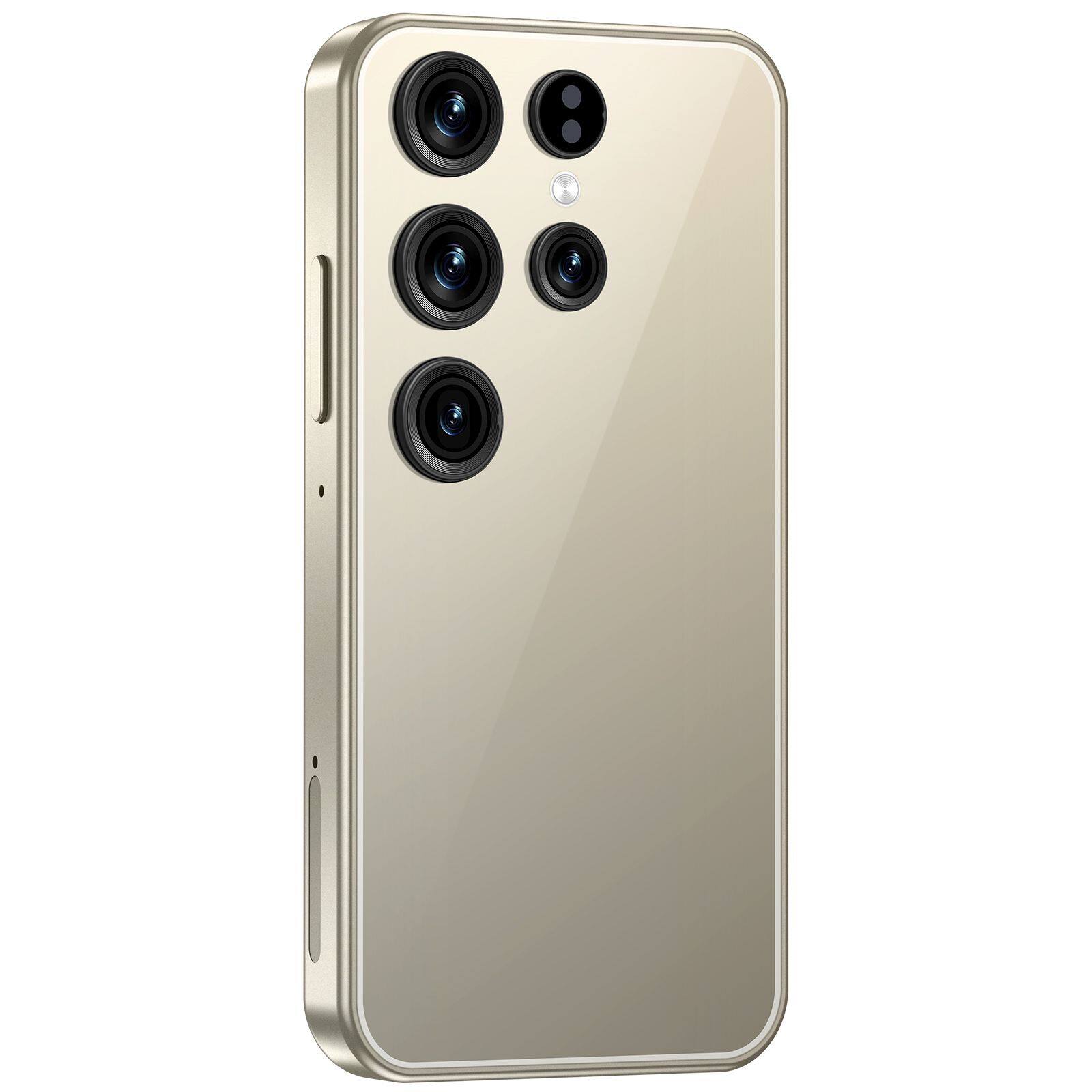 Left. Loheer - Loheer Mini Smartphone S24 Pocket Phone 3+64GB Dual SIM 3.5 Inch Cell Phone with Facial Recognition for Kids - Gray.