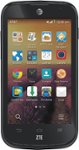 Front. AT&T - ZTE Compel 4G No-Contract Cell Phone - Black.