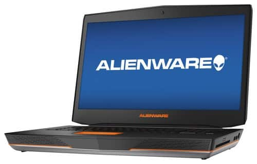 alienware laptop blue