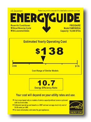 Best Buy: Frigidaire 18,500 BTU Window Air Conditioner FAM186R2A