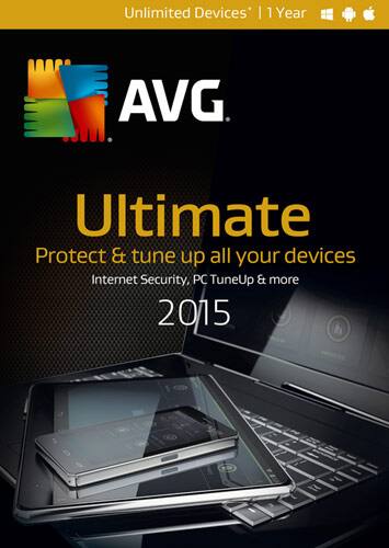 Front Zoom. AVG - Ultimate 2015 (Unlimited Devices) (1-Year Subscription).