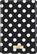 Front. kate spade new york - Larabee Dot Folio Hard Case for Apple® iPad® mini with Retina display - Black/Cream.