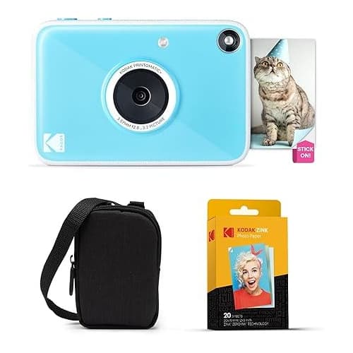 KODAK PRINTOMATICS KOSA 5710  
12.6 MP  
32 PICTURE STICK ON!  

KODAK ZINK Paper  
20 SHEETS  
2" x 2"  
ZINK ZERO TECHNOLOGY