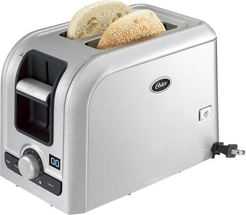 Oster 4-slice Black Retractable Cord Toaster