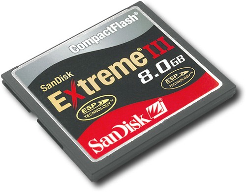 Best Buy: SanDisk Extreme III 8GB CompactFlash Memory Card SDCFX3