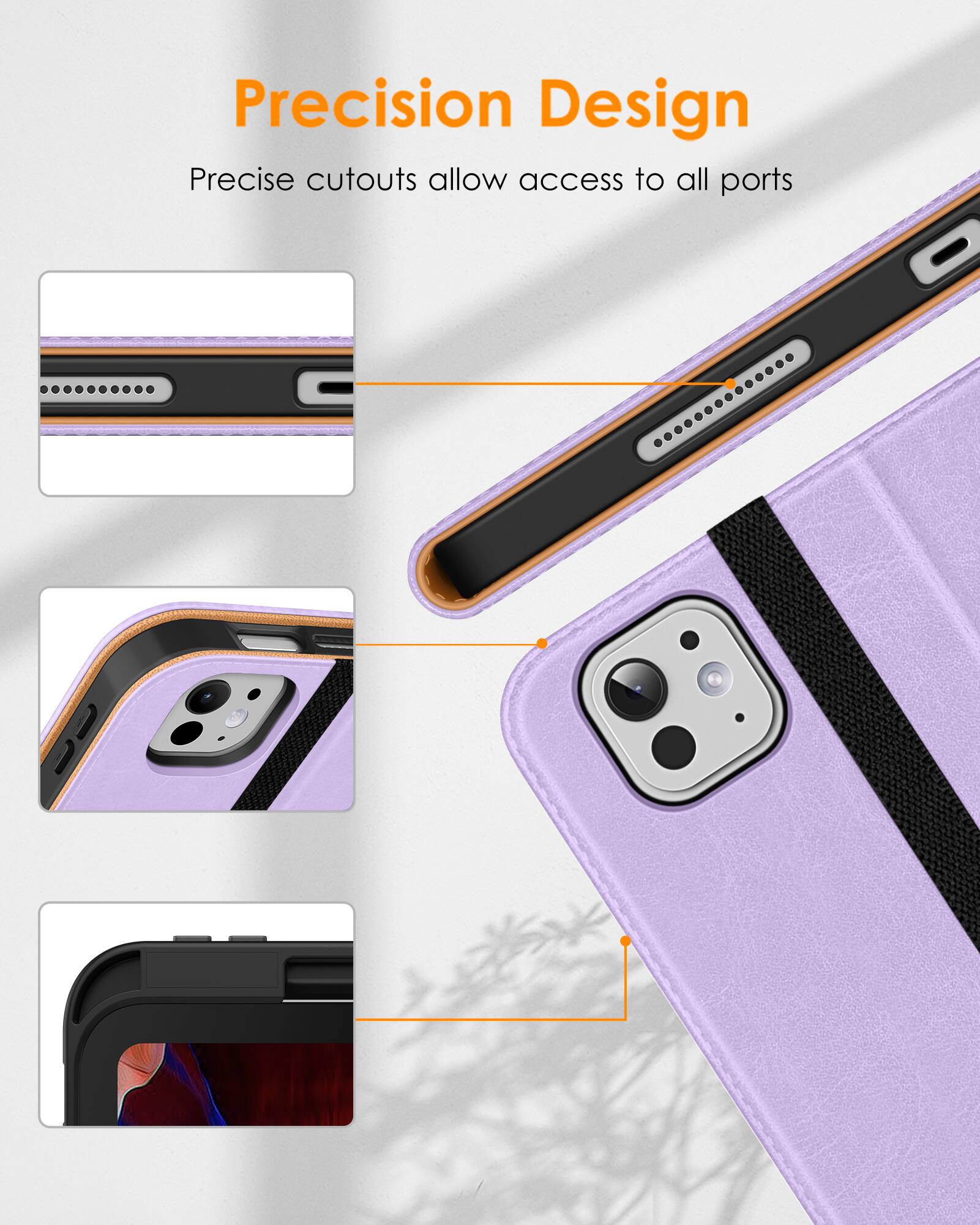 Precision Design  
Precise cutouts allow access to all ports