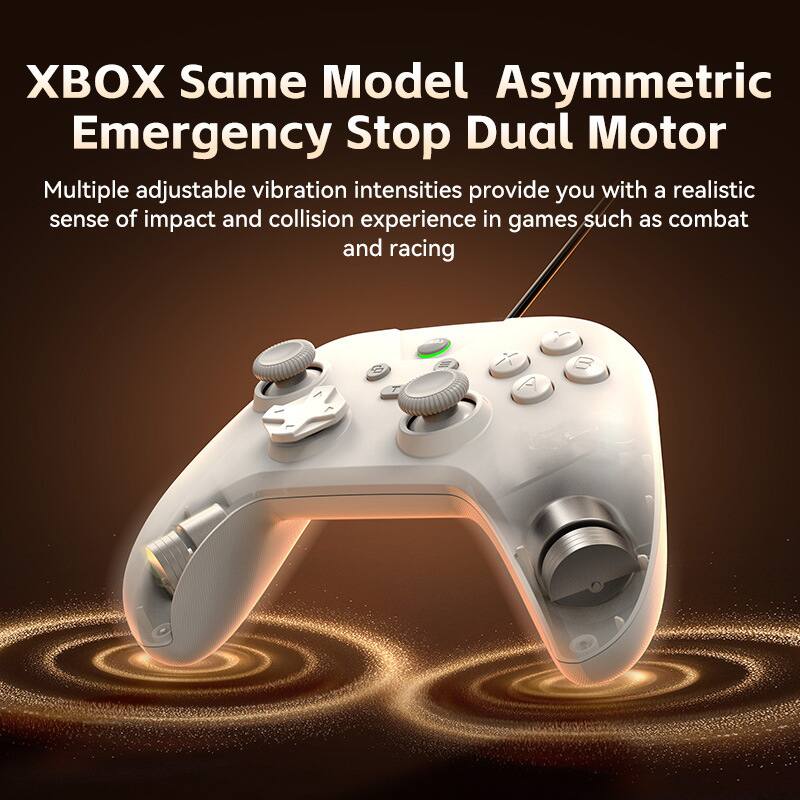 XBOX Same Model Asymmetric Emergency Stop Dual Motor

Multiple adjustable vibration intensities provide you with a realistic sense of impact and collision experience in games such as combat and racing.