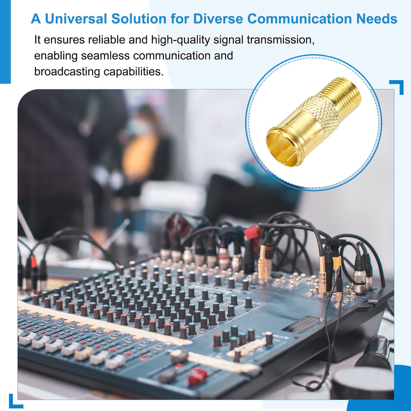 A Universal Solution for Diverse Communication Needs

It ensures reliable and high-quality signal transmission, enabling seamless communication and broadcasting capabilities.